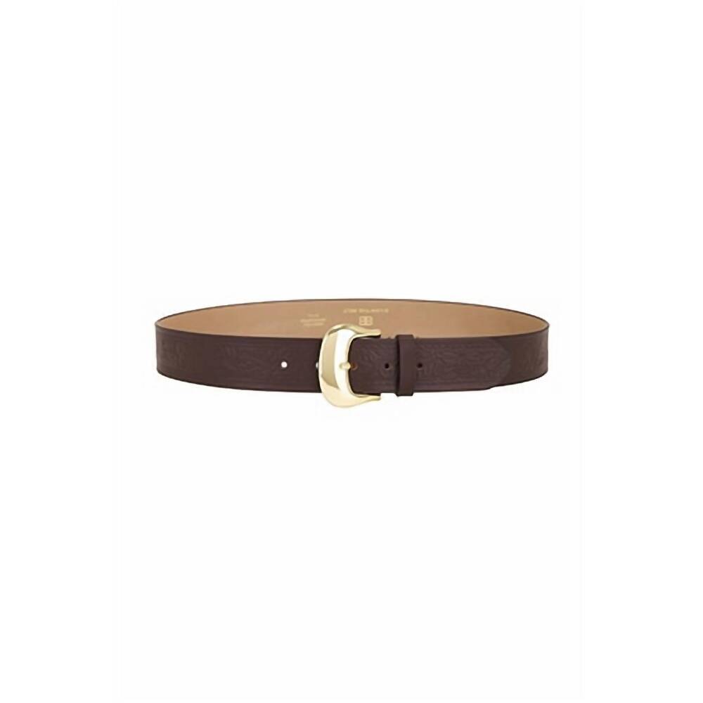 NEW B-LOW THE BELT women's talia mid belt in chocolate